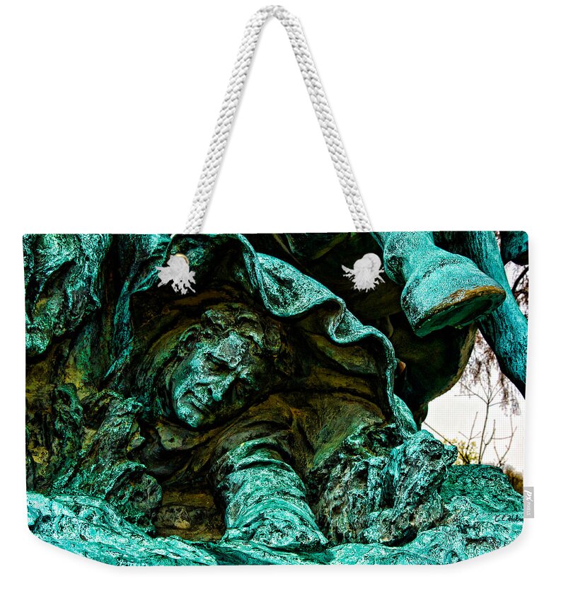 Washington Dc Weekender Tote Bag featuring the photograph In The Mud by Christopher Holmes