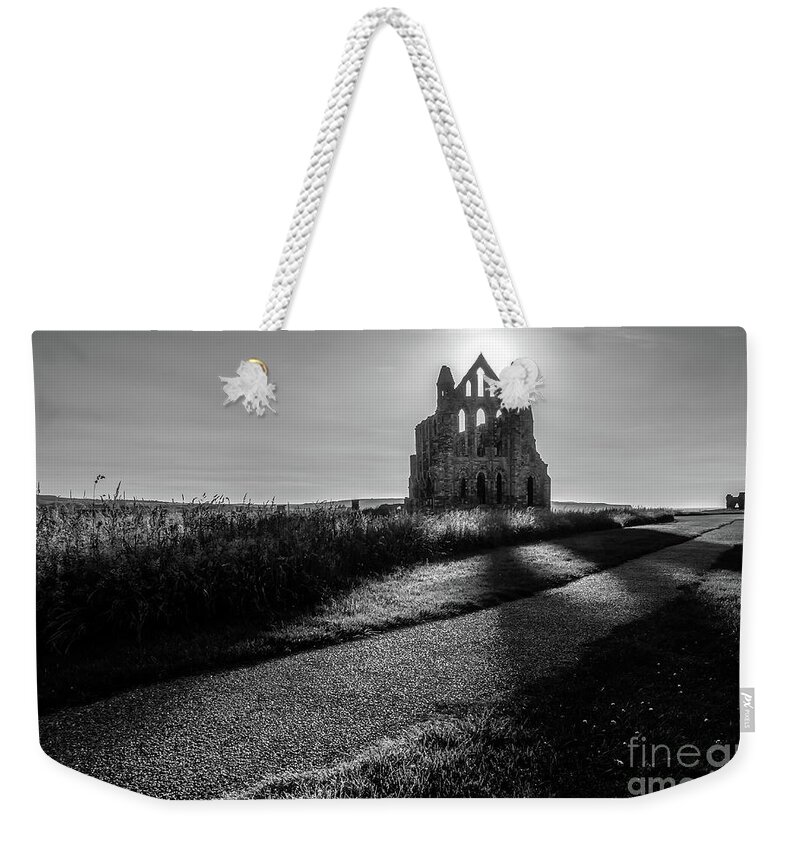 England Weekender Tote Bag featuring the photograph In the shade BW by Mariusz Talarek