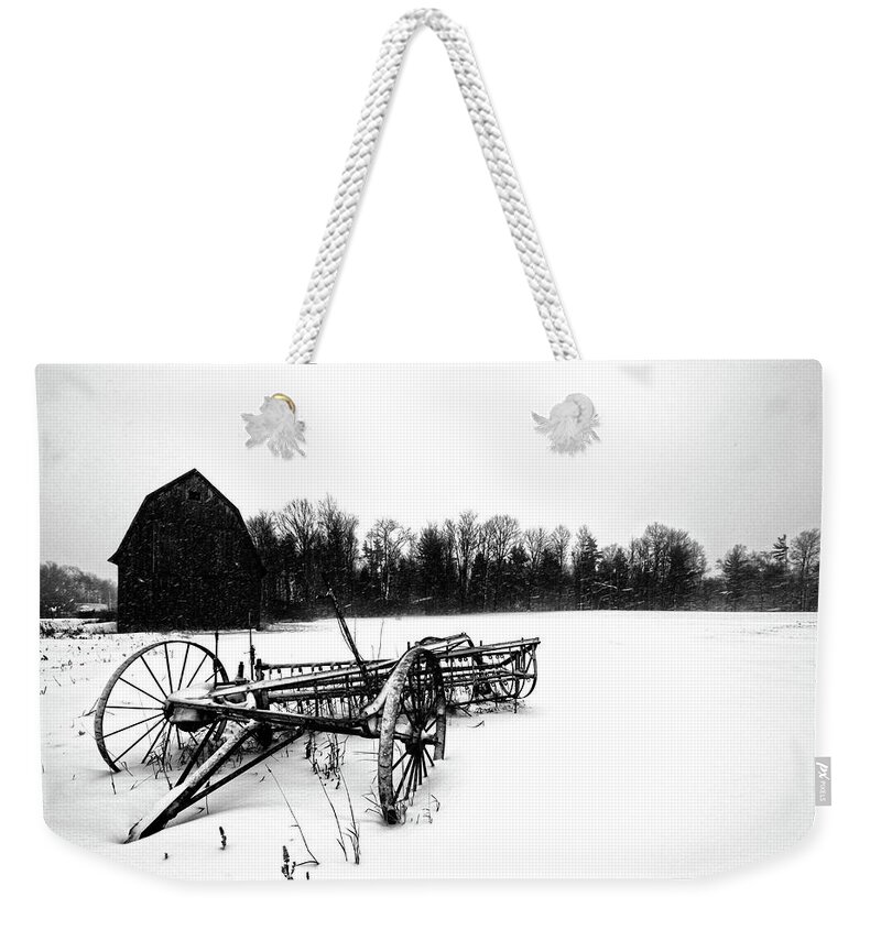 Landscape Weekender Tote Bag featuring the photograph In the Snow by Robert Och