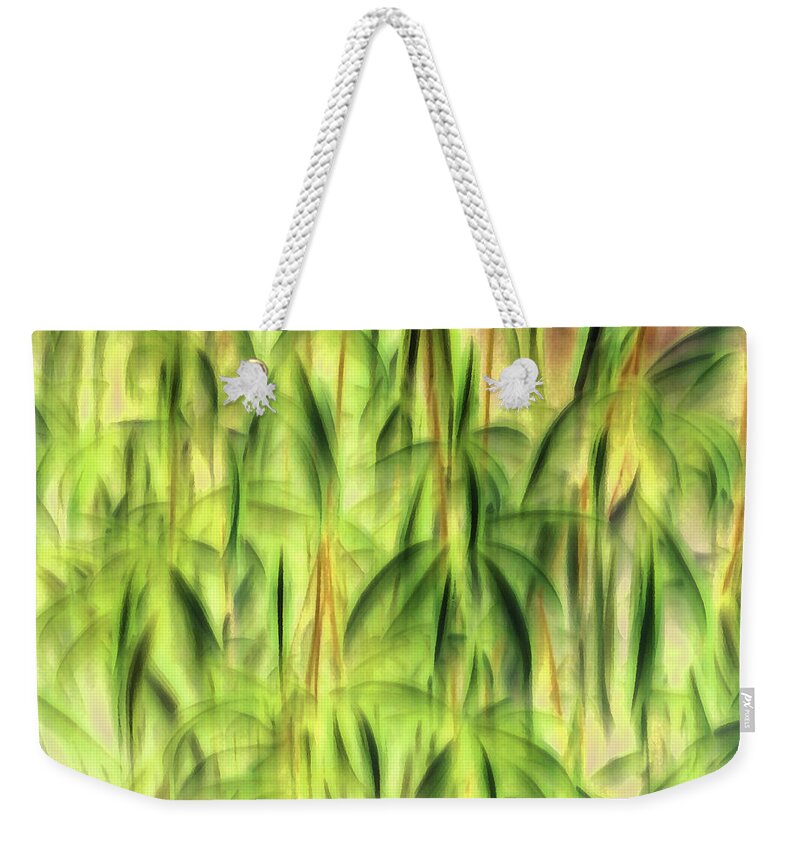 Tropic Weekender Tote Bag featuring the photograph In The Tropics by Don Zawadiwsky