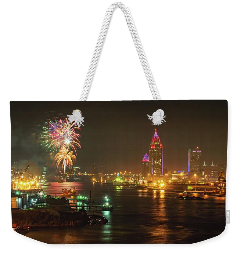 Fireworks Weekender Tote Bag featuring the photograph Independence Day by Brad Boland