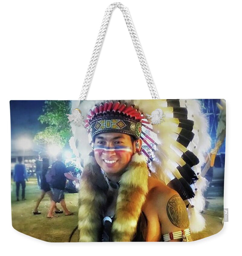 Thailife Weekender Tote Bag featuring the photograph Indians Invade Thailand. Cowboys Too by Mr Photojimsf