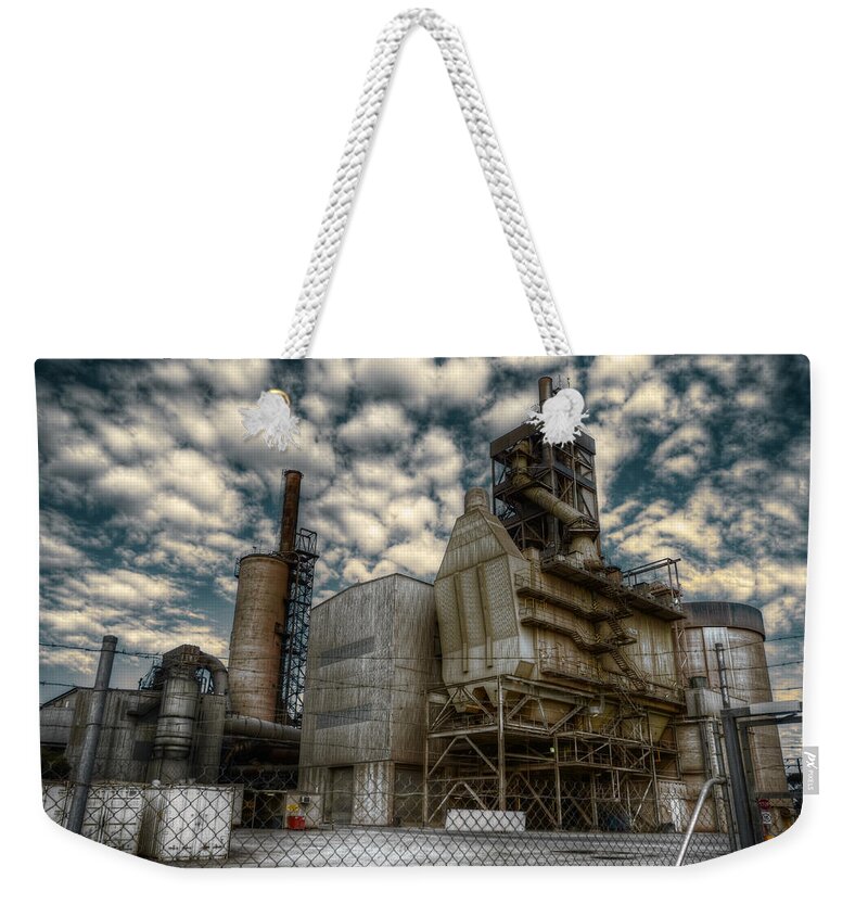 Industry Weekender Tote Bag featuring the photograph Industrial Disease by Wayne Sherriff