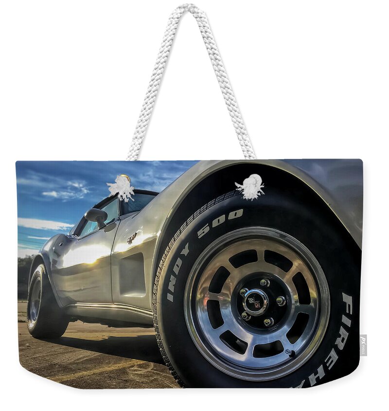 Auto Weekender Tote Bag featuring the photograph Indy 500 Color by Nathan Little