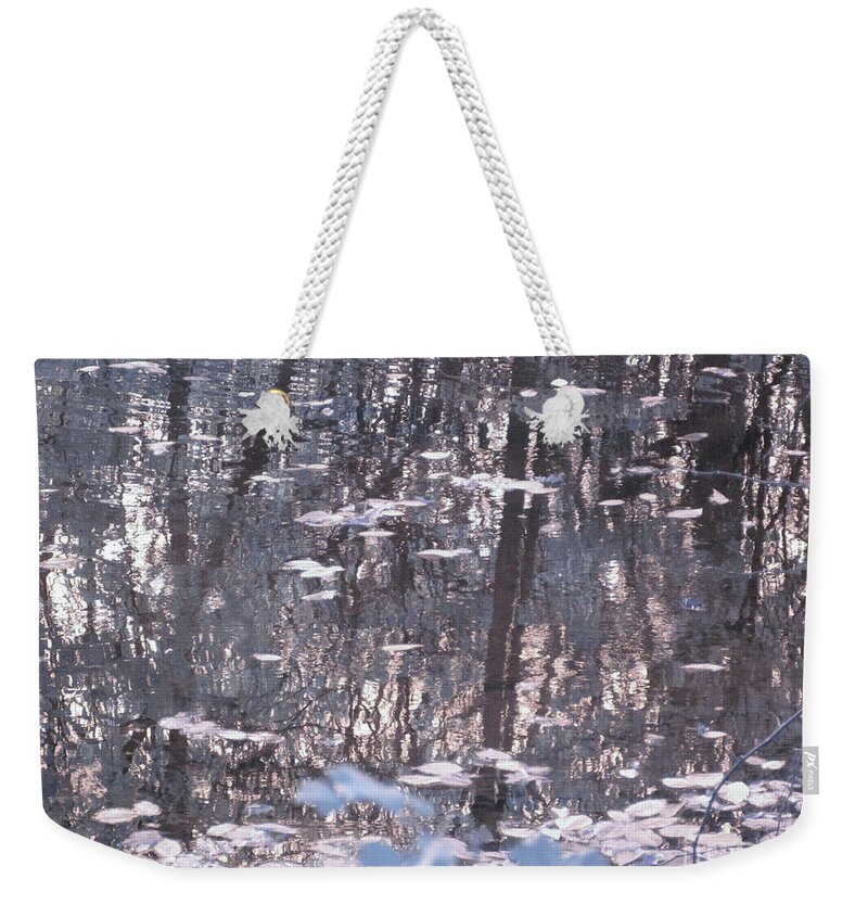 Crystal_nederman Weekender Tote Bag featuring the photograph Infrared Reflection by Crystal Nederman