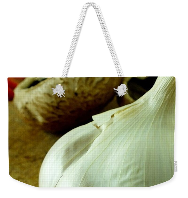 Food Weekender Tote Bag featuring the photograph Ingredients by Guy Pettingell