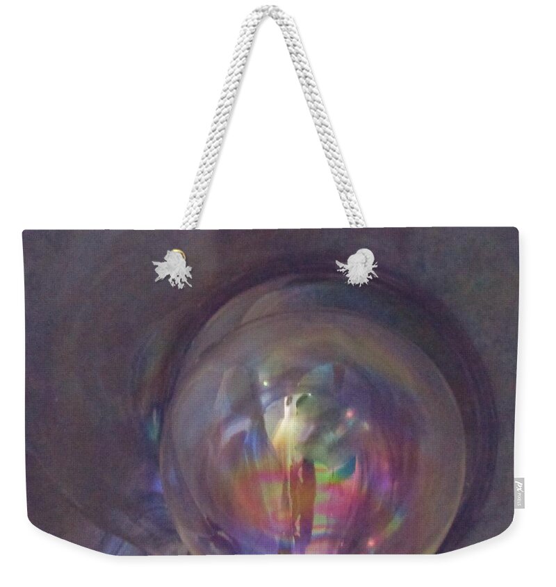 Fifth Dimension Weekender Tote Bag featuring the photograph Inside the Fifth Dimension by Sharon Ackley