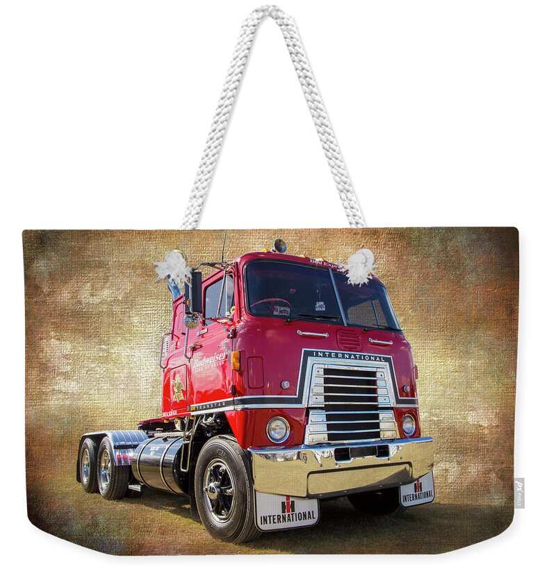 Truck Weekender Tote Bag featuring the photograph Inter Cabover by Keith Hawley