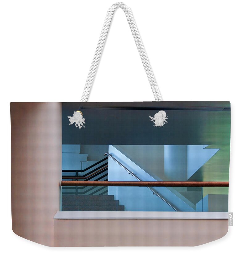 Building Weekender Tote Bag featuring the photograph Interior Design by Mitch Spence