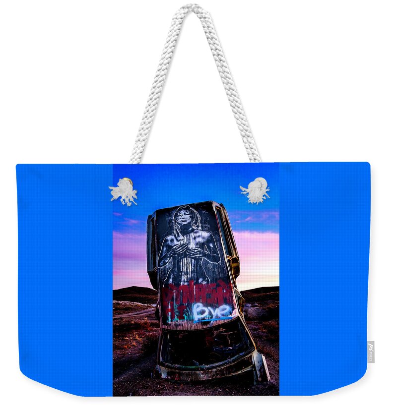 2017 Weekender Tote Bag featuring the photograph International Car Forest of the Last Church 4 by James Sage