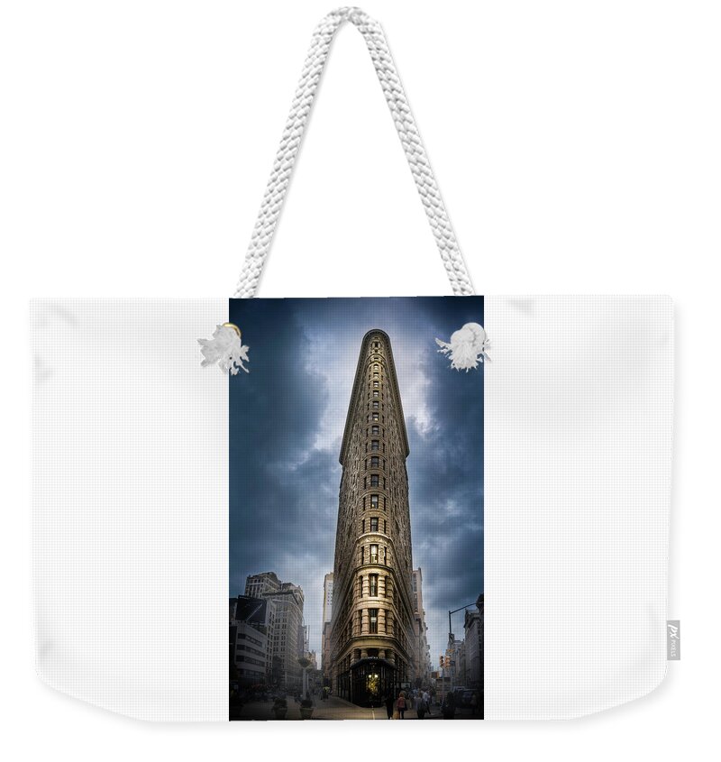 City Weekender Tote Bag featuring the photograph Into The Clouds by Marvin Spates