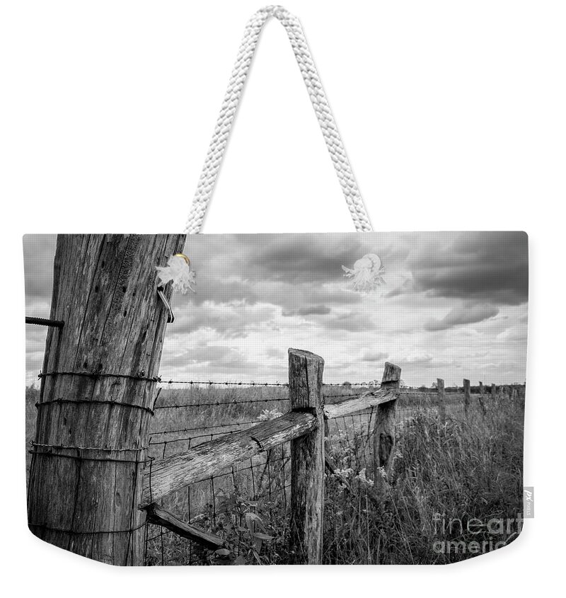 Country Weekender Tote Bag featuring the photograph Into the Country by Becqi Sherman