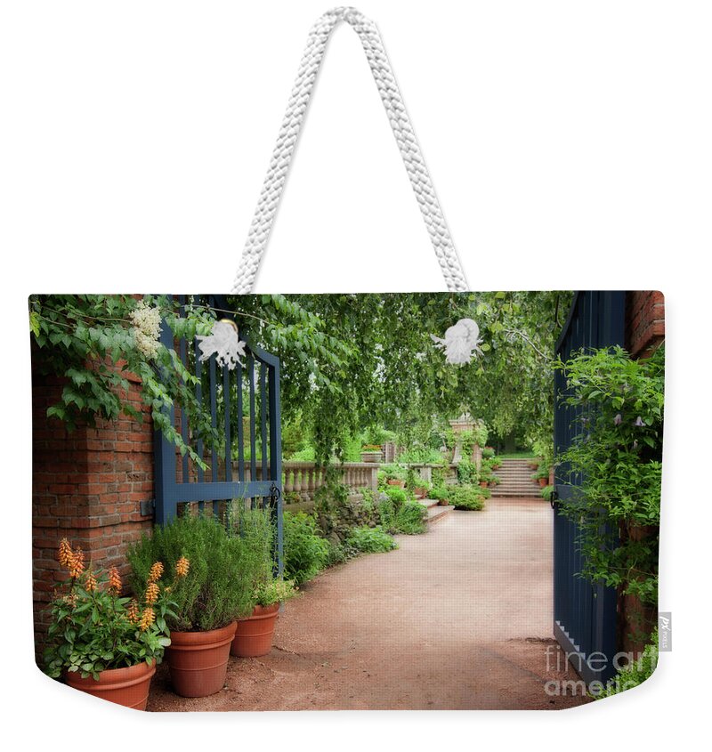 Into The Garden Weekender Tote Bag featuring the photograph Into the Garden by Patty Colabuono