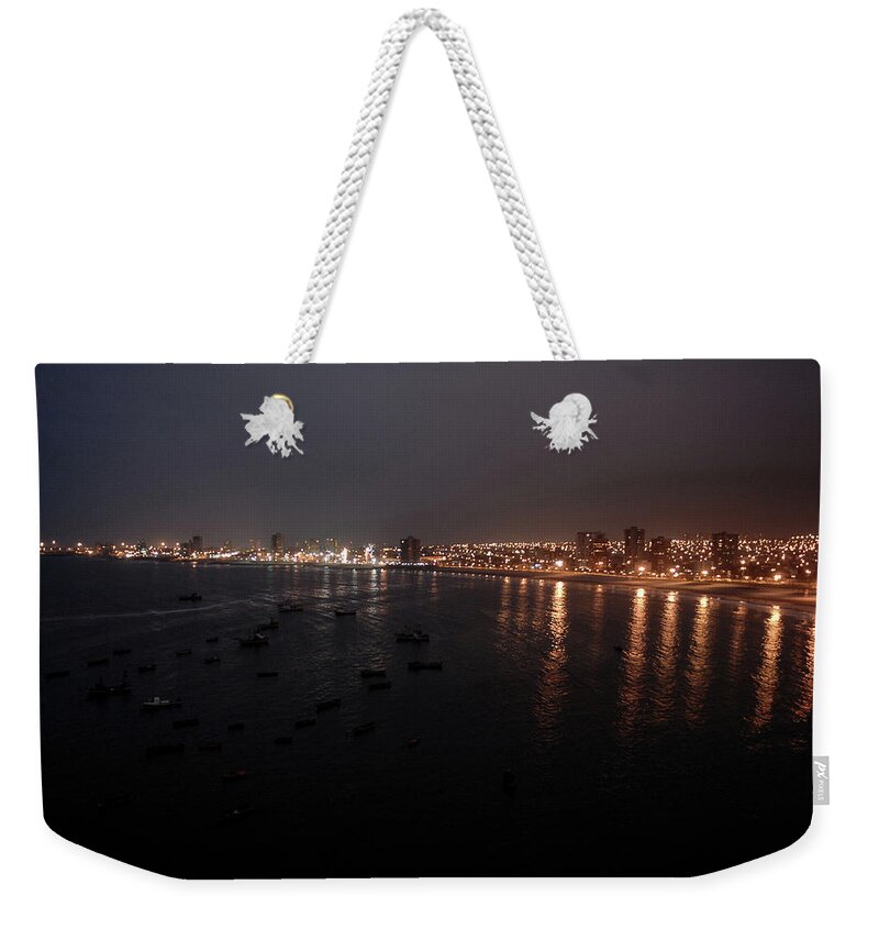 Iquique Weekender Tote Bag featuring the photograph Iquique Harbor Chile by William Kimble