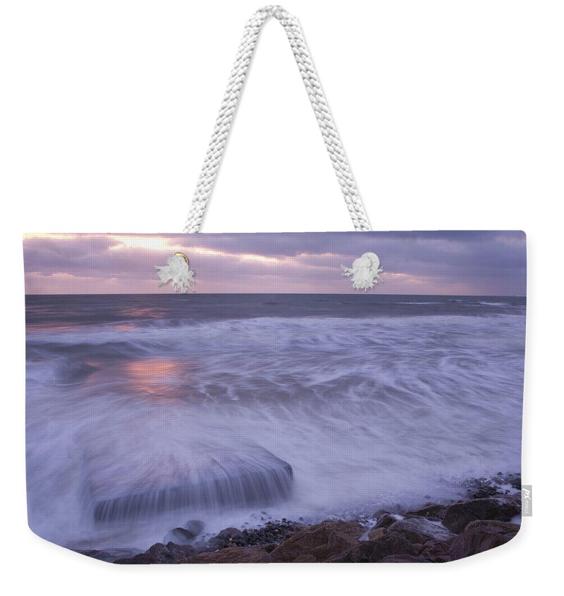 Coast Weekender Tote Bag featuring the photograph Irish Dawn by Ian Middleton