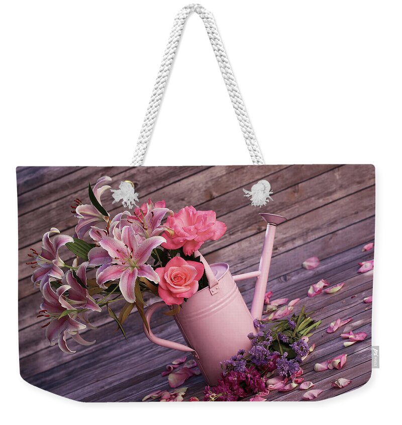 Flowers Weekender Tote Bag featuring the photograph Irresistible Harmony by Vanessa Thomas