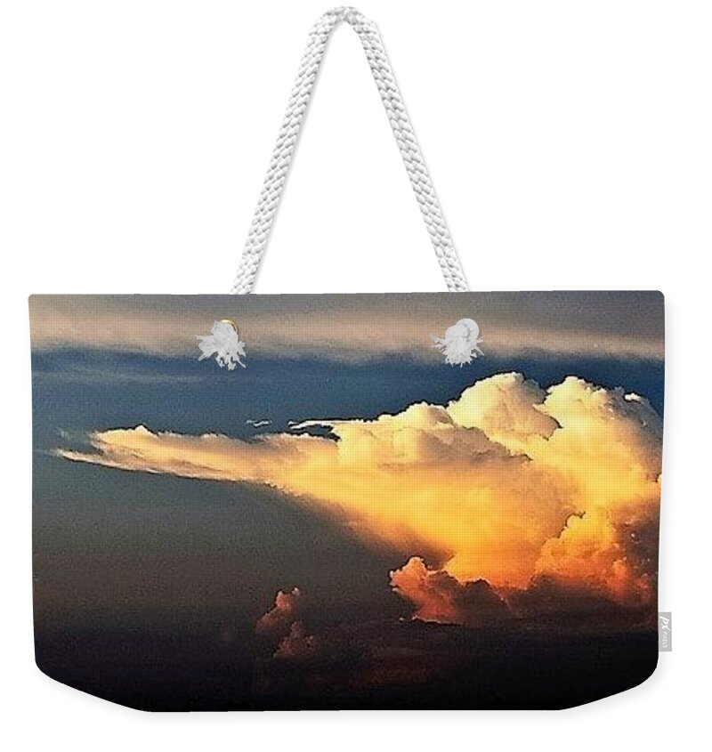 Storms Weekender Tote Bag featuring the photograph Is Something Brewing Out There by John Glass