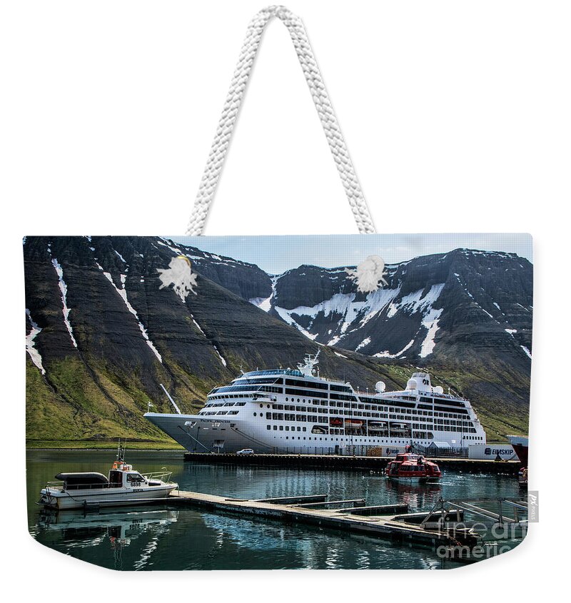 Iceland Weekender Tote Bag featuring the photograph Isafjordur, Iceland by Shirley Mangini