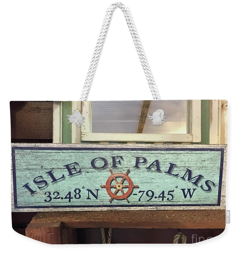 Isle Of Palms Weekender Tote Bag featuring the photograph Isle of Palms by Dale Powell