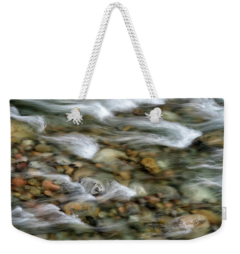 Iao Stream Weekender Tote Bag featuring the photograph Iao Stream by Christopher Johnson