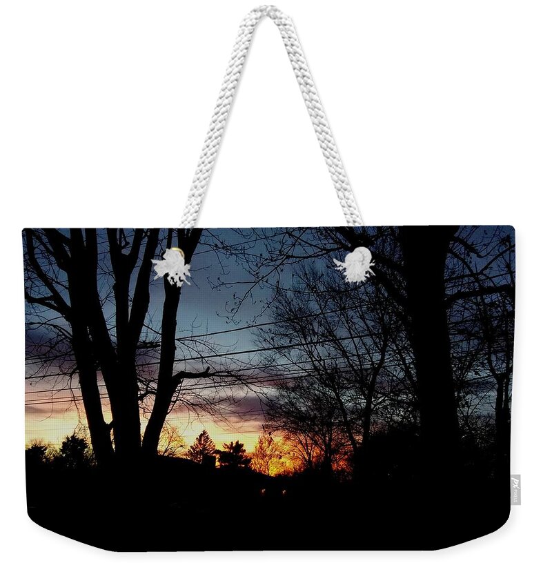 Landscape Weekender Tote Bag featuring the photograph It Hasn't Rained In More Than A Week by Frank J Casella