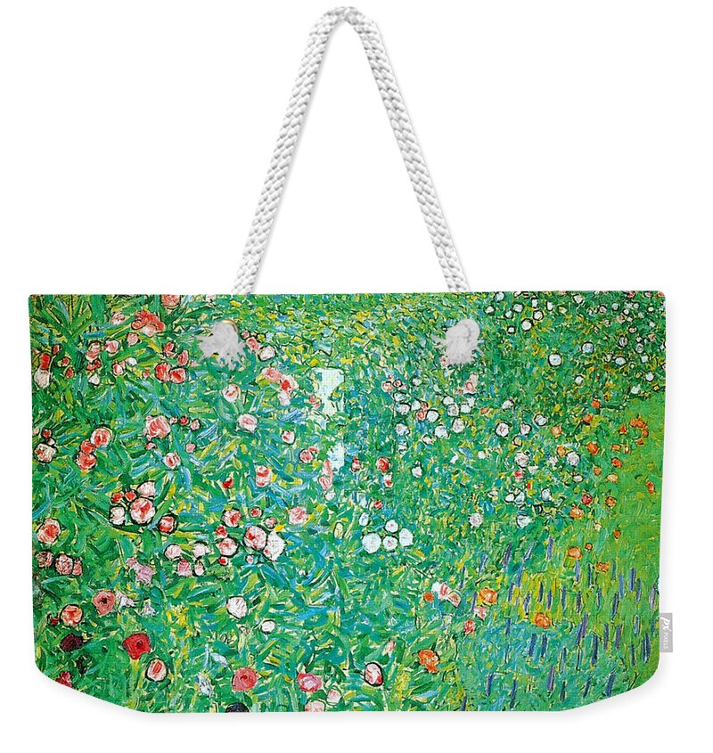 Italian Garden Landscape Weekender Tote Bag featuring the photograph Italian Garden Landscape by Gustav Klimt