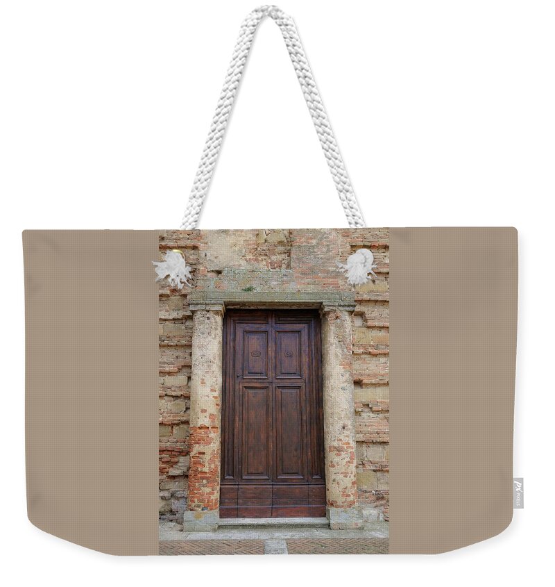Europe Weekender Tote Bag featuring the photograph Italy - Door Nineteen by Jim Benest