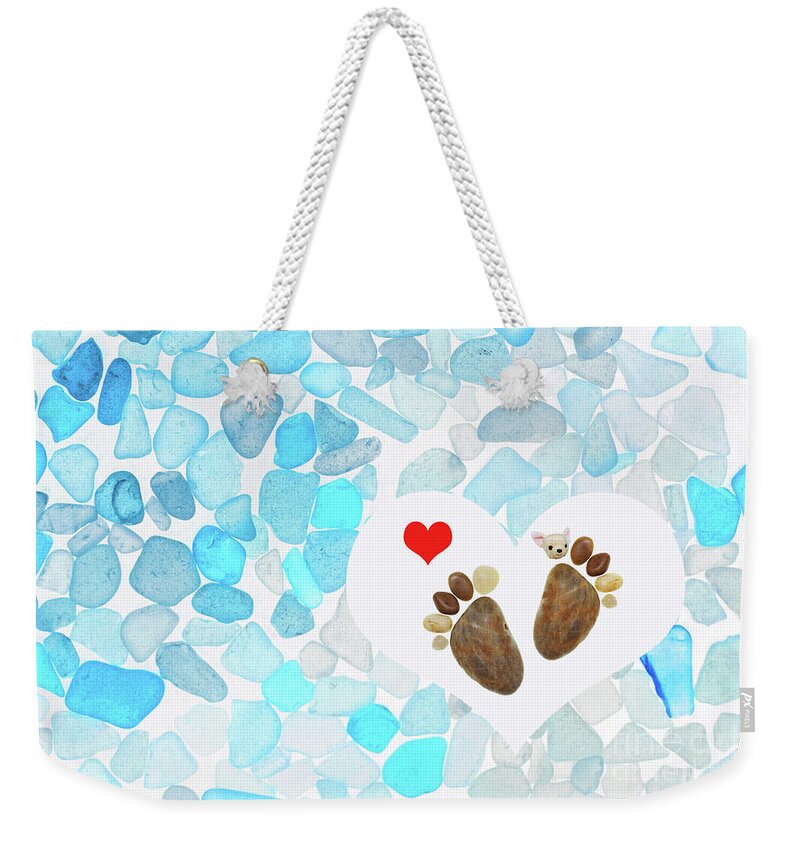 Baby Weekender Tote Bag featuring the photograph It's A Boy by Charline Xia