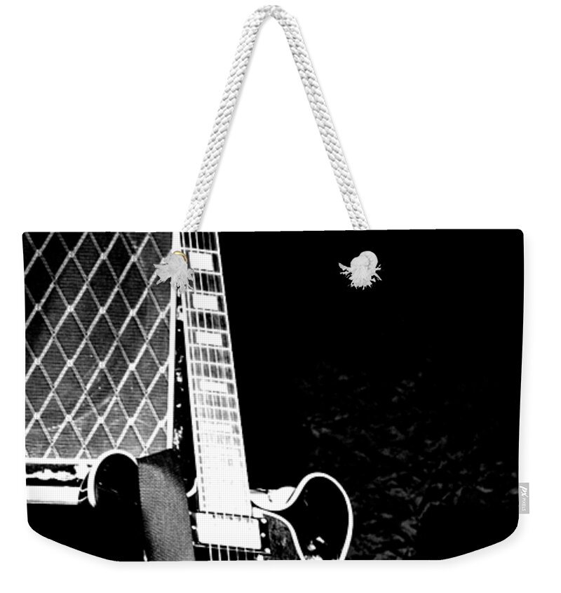 Guitar Weekender Tote Bag featuring the photograph Its all Rock n Roll by Traci Cottingham