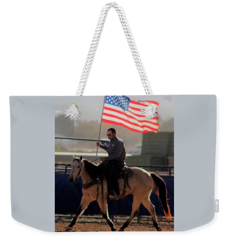Cowboys Weekender Tote Bag featuring the photograph Its In Our Blood by John Glass
