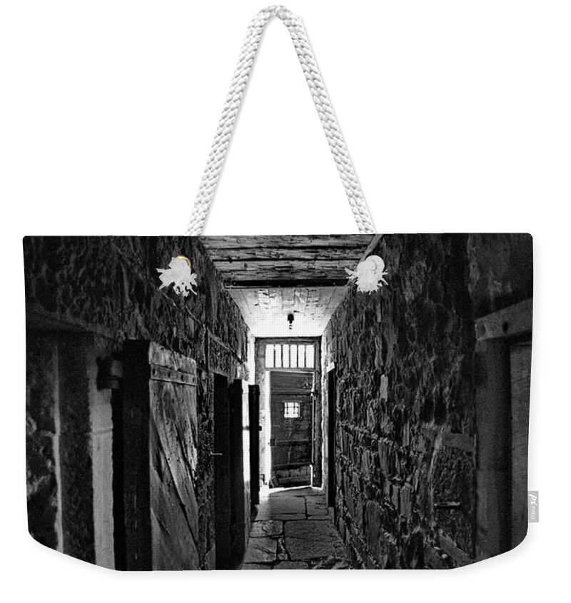 Jail Weekender Tote Bag featuring the photograph Jail House Rock by Ron Weathers
