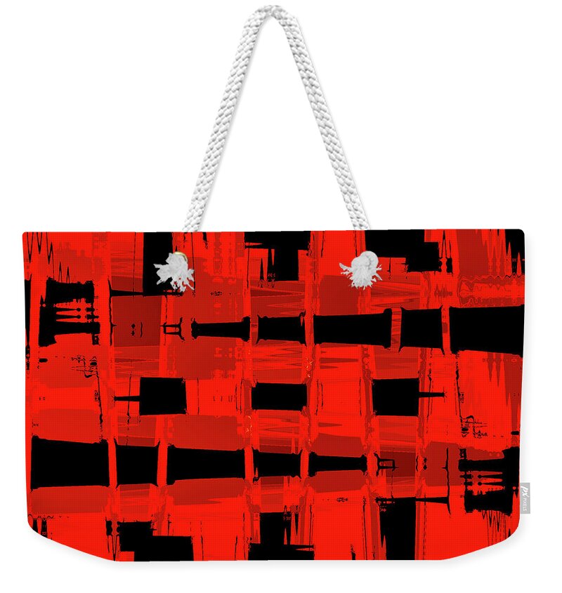 Abstract Weekender Tote Bag featuring the photograph Jazz LP by Matt Cegelis