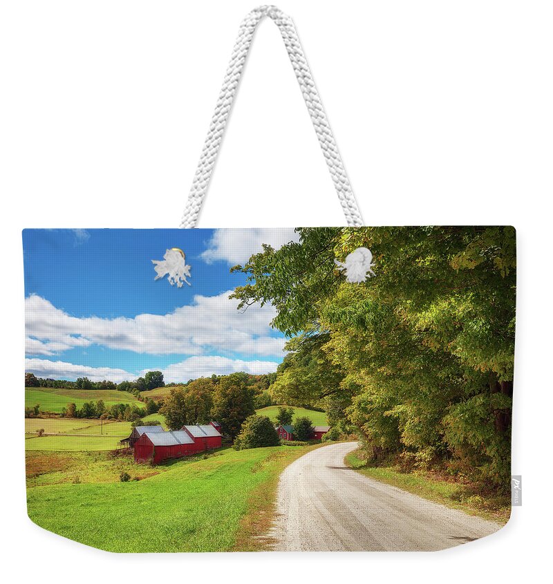 Jenny Farm Weekender Tote Bag featuring the photograph Jenne Farm by Robert Clifford