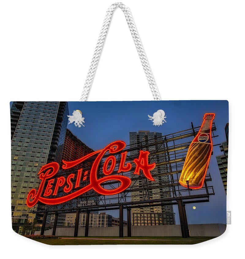 Pepsi Cola Weekender Tote Bag featuring the photograph Join The Pepsi Generation by Susan Candelario