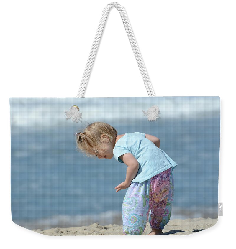 Toddler Weekender Tote Bag featuring the photograph Joys Of Childhood by Fraida Gutovich