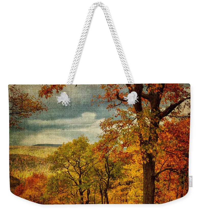 Tree Weekender Tote Bag featuring the photograph Just Another Day In Paradise. by Lois Bryan