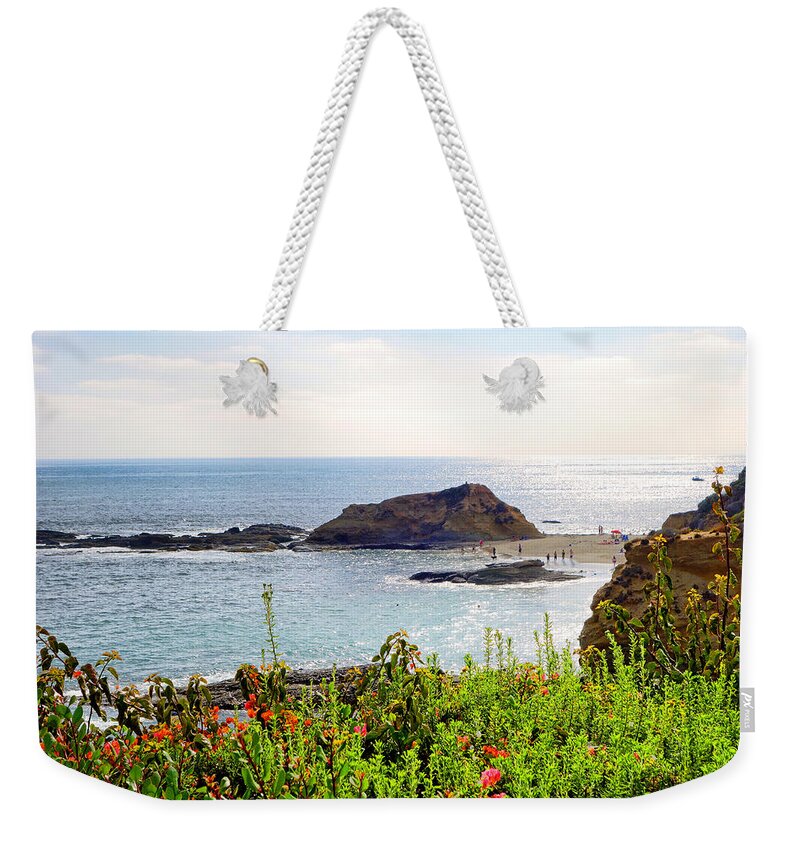 Paradise Weekender Tote Bag featuring the photograph Just Another Montage Day at the Beach by Robert Meyers-Lussier