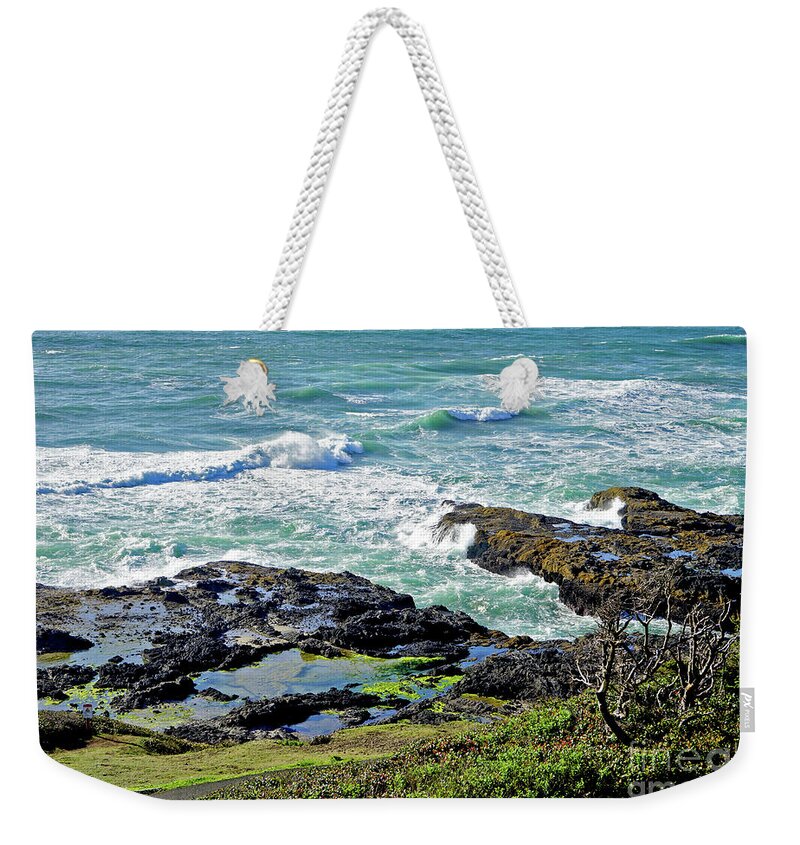 Oregon Coast Usa Weekender Tote Bag featuring the photograph Just Breeze by Tanya Filichkin