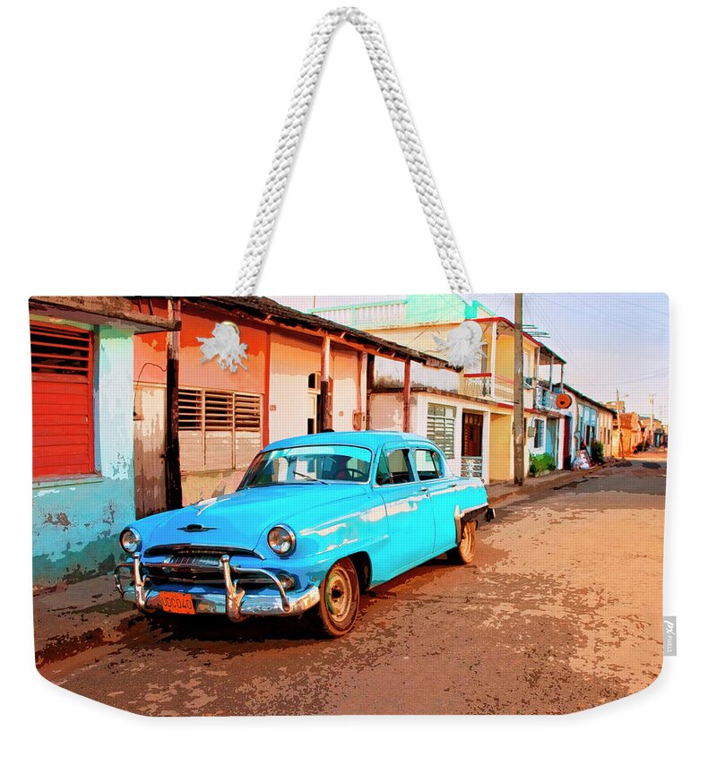 Just Chillin Weekender Tote Bag featuring the mixed media Just Chillin by Dominic Piperata