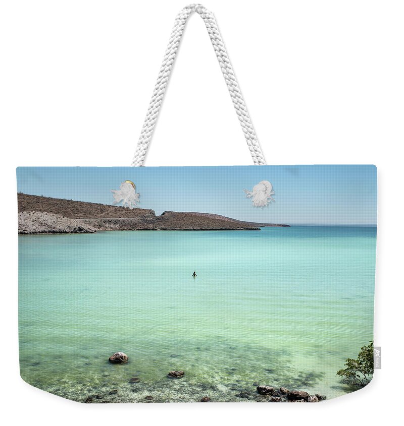 Baja Weekender Tote Bag featuring the photograph Just me myself and I by Art Atkins