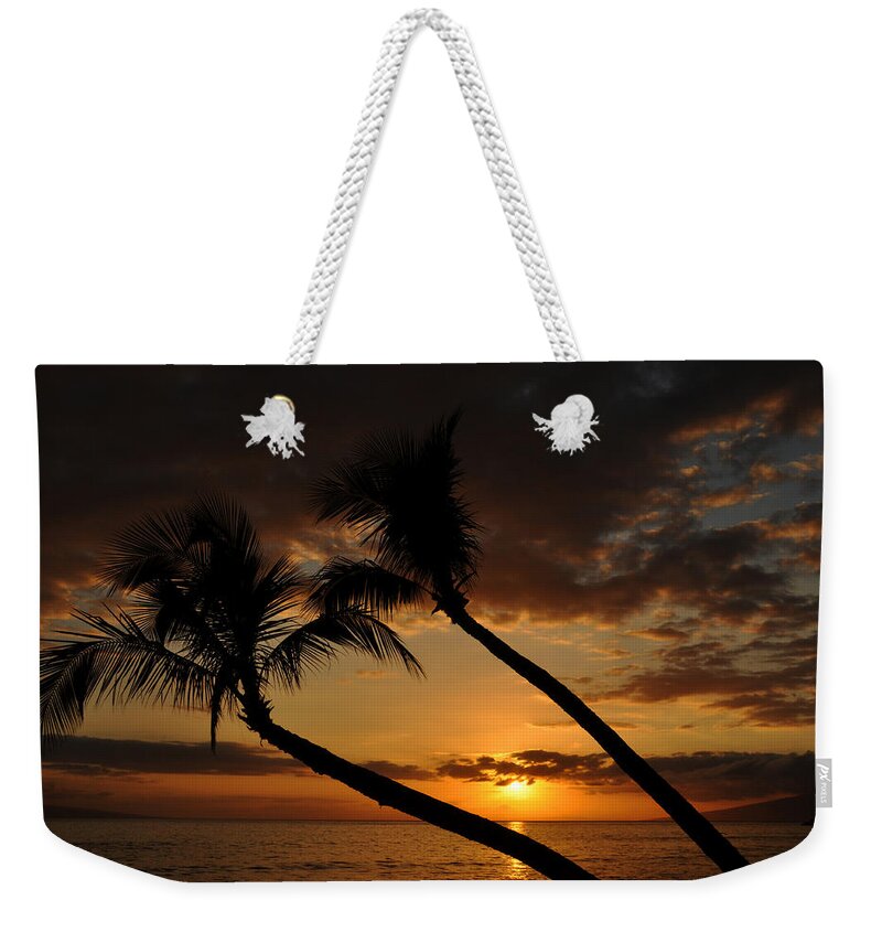Photograph Weekender Tote Bag featuring the photograph Ka'anapali Beach Sunset by Kelly Wade