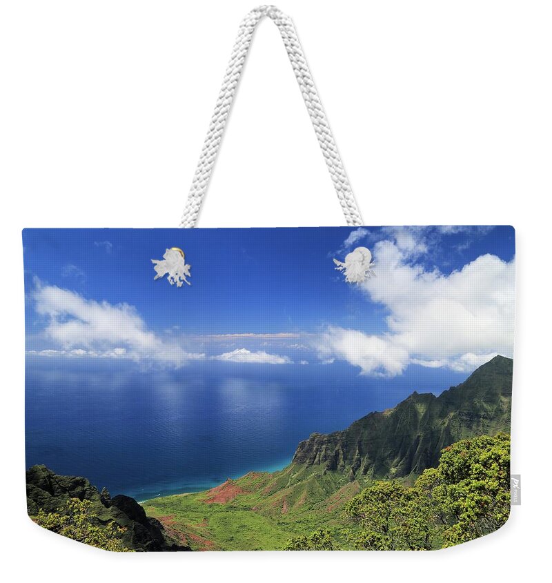 Photosbymch Weekender Tote Bag featuring the photograph Kalalau Valley by M C Hood