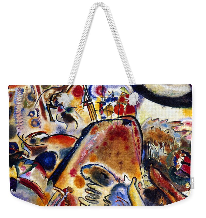 1913 Weekender Tote Bag featuring the painting Kandinsky Small Pleasures by Granger