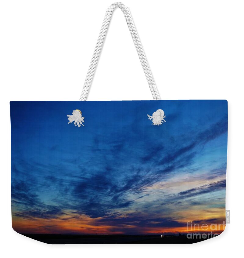 Sunrise Weekender Tote Bag featuring the photograph Kansas morning by Merle Grenz