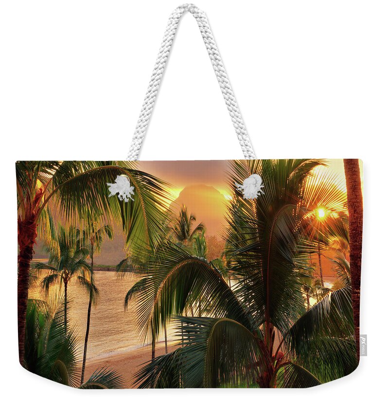 Olena Art Weekender Tote Bag featuring the photograph Kauai Tropical Island by O Lena