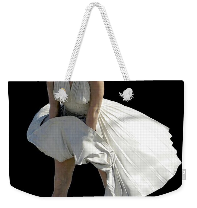 Fashion Weekender Tote Bag featuring the photograph Key West Marilyn - Special Edition by Bob Slitzan