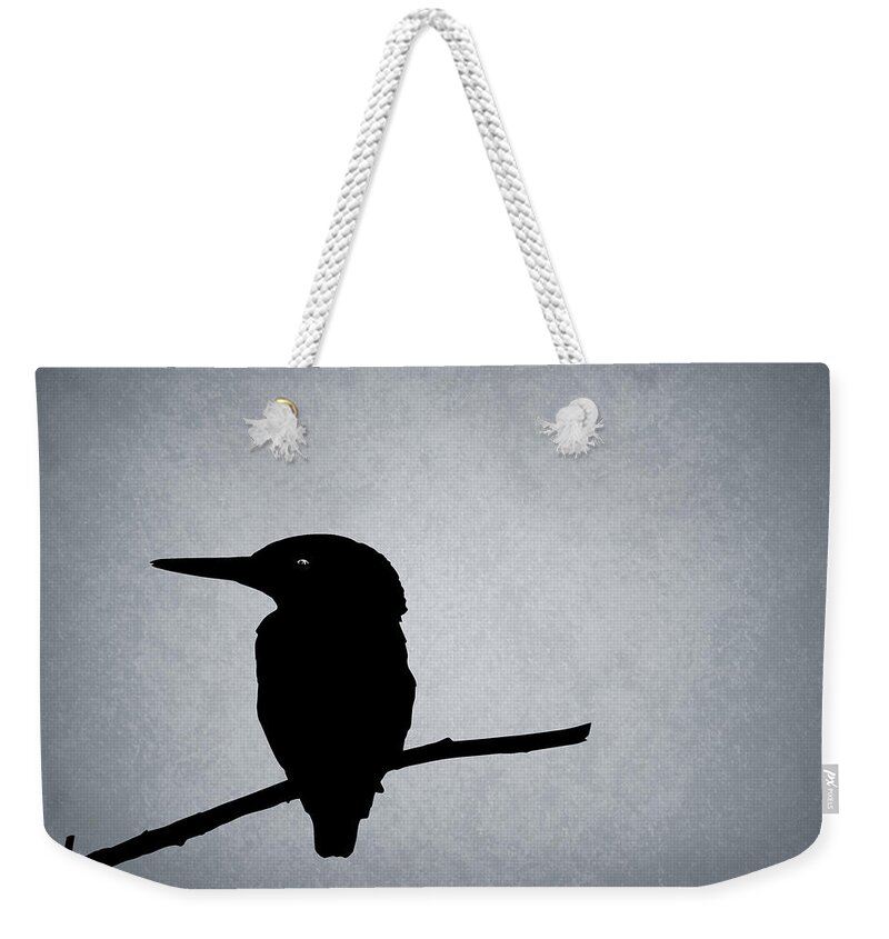 Kingfisher Weekender Tote Bag featuring the photograph Kingfisher by Mark Rogan