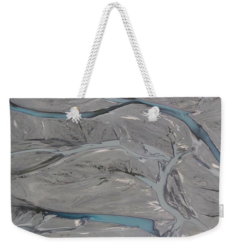 Knik Weekender Tote Bag featuring the photograph View from above by Annekathrin Hansen