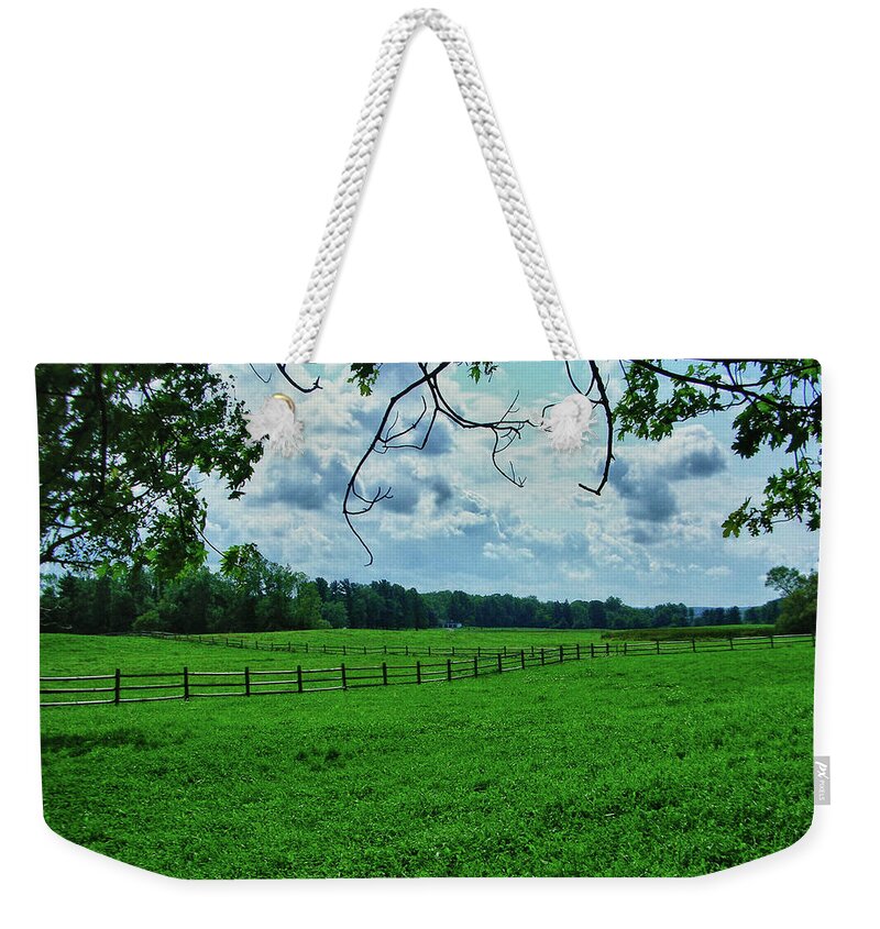 Farm Weekender Tote Bag featuring the photograph Knox Farm 1786 by Guy Whiteley