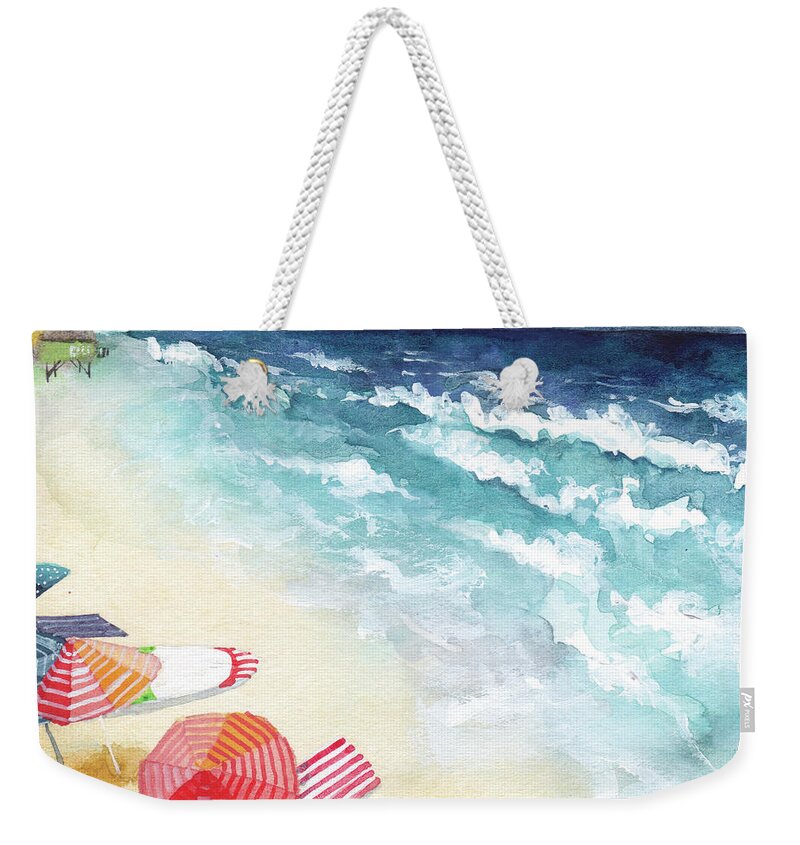 Beach Weekender Tote Bag featuring the painting Kodachrome by Stephie Jones